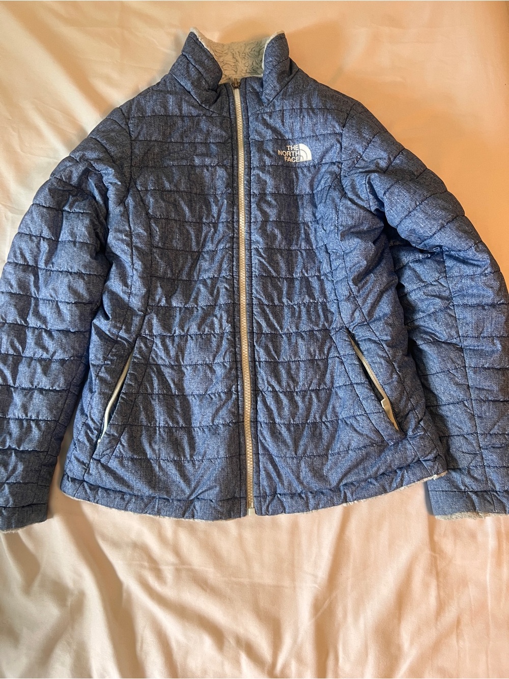 The North Face Girls’ Reversible Fleece-Lined Jacket